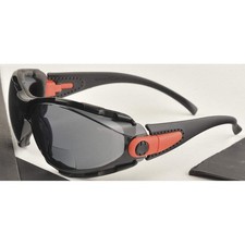 ELVEX Bifocal Safety Read Glasses, 2.50,Gray 21C989