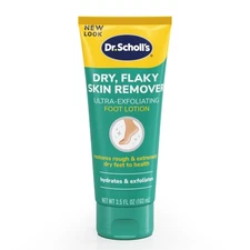 Dr Scholls Dry, Flaky Skin Remover Ultra Exfoliating Foot Lotion Cream, 3.5 o...