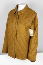 Ariat Women's Quilted Barn Jacket Fleece Lined Size XL Chestnut Horse 10052400