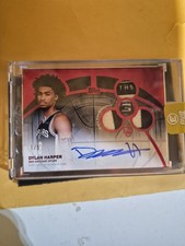 🔥2025-26 Topps 3🔥 1/5🔥Dylan Harper Rookie Triple Patch Auto  (Player Worn)🔥