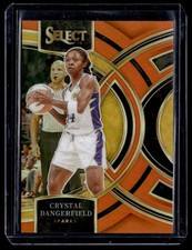 2024-25 Panini Select WNBA Orange Prizm Crystal Dangerfield 074/125 #131