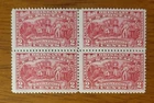 Vintage US Stamp #644 Burgoyne Campaign Issue Block Of 4 MNH OG - CV $21