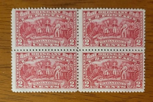 Vintage US Stamp #644 Burgoyne Campaign Issue Block Of 4 MNH OG - CV $21