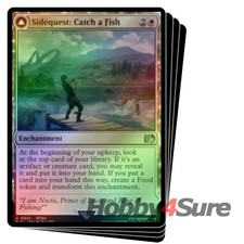 Foil Sidequest: Catch A Fish X4 M/NM Magic: The Gathering MTG Final Fantasy