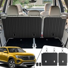 Kick Mats Backrest Mats for 2018-2025 2026 Volkswagen VW Atlas Bench Seat Car...
