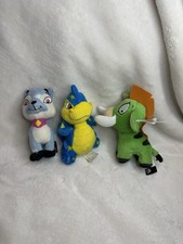 3 Pcs 2004 4  Neopets McDonalds Mini Plush Stuffed Toys Starry Moehog Cloud Lxi
