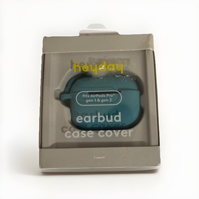 Heyday Apple AirPods Pro Case Compatible with Gen 1 & Gen 2, Silicone Teal