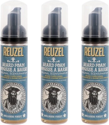 Reuzel Beard Foam Beard Conditioner 3x70 ml