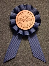 Longaberger Wooden Blue Ribbon Tie-on/Clip-on
