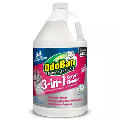 1 Gal. 3-in-1 Carpet Cleaner, Concentrated Carpet Cleaning Solution, EPA Safer C