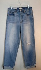 Universal Threads Women's Highest Straight Ankle Distressed Jeans Size 10R
