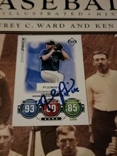 David Price Signed Autographed Baseball Card All Star HOF 