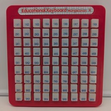 Vintage Multiplication Educational Keyboard, Math Tools For Kids, Press See s