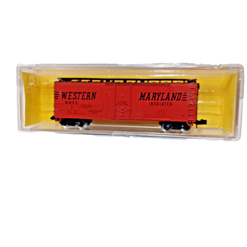 Spur N Atlas Western Maryland WMRX 7 40 Fuß Stecktür Güterwagen Nr. 3305 | Zustand: New