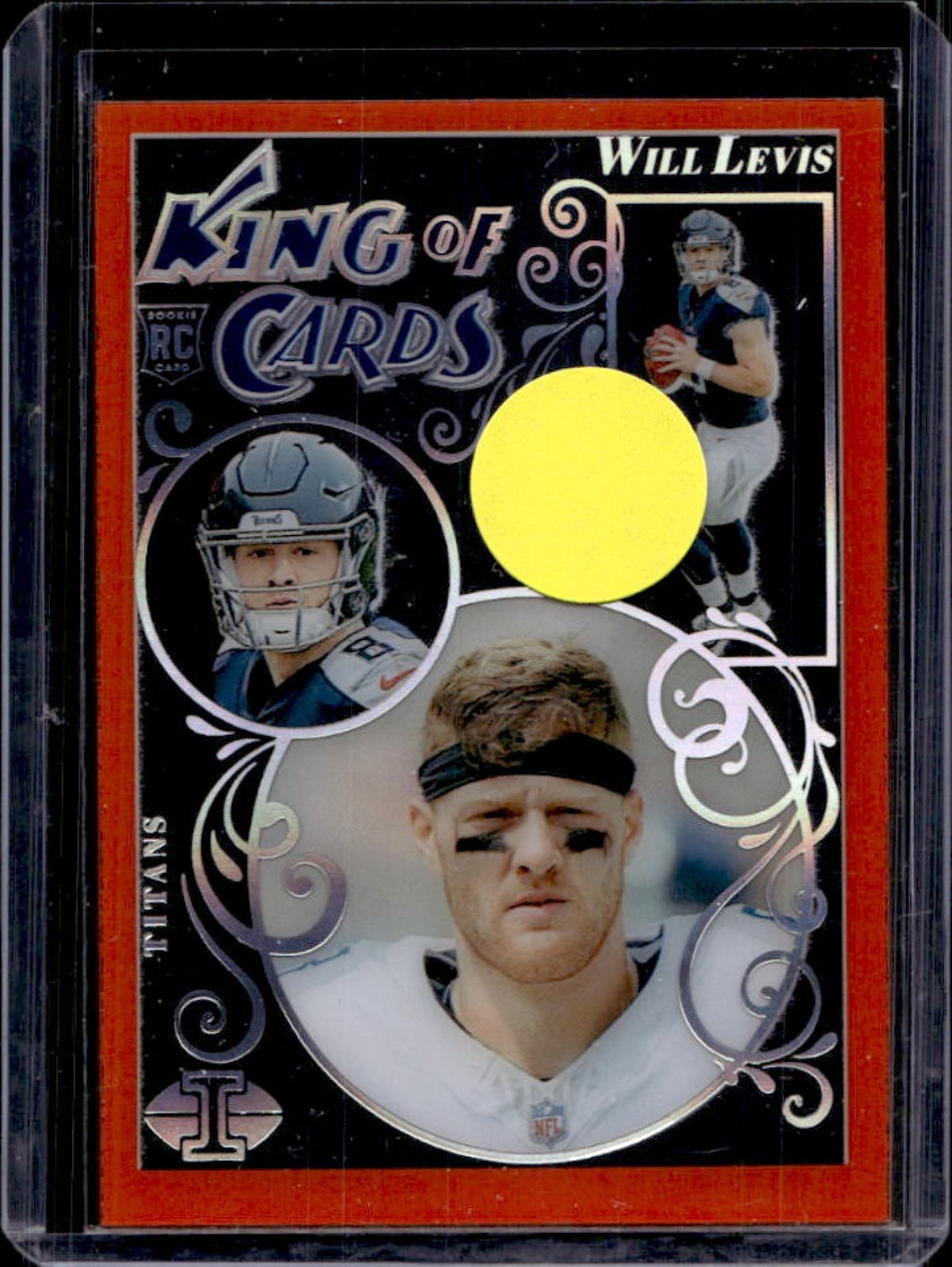 2023 Illusions Will Levis King of Cards RC Orange Rookie #20 Titans