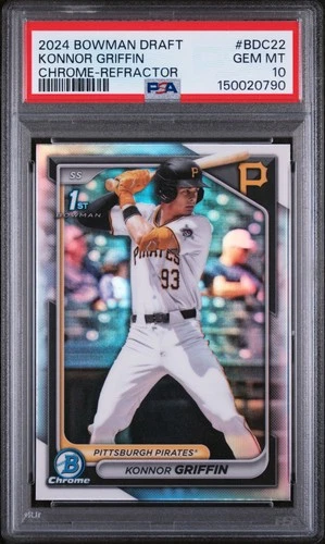 2024 Bowman Draft #BDC22 Konnor Griffin Chrome-Refractor PSA 10