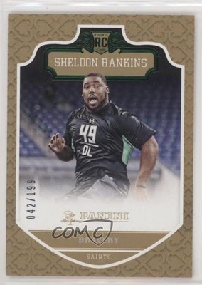2016 Panini Rookies Bravery 42/199 Sheldon Rankins #207 Rookie RC 0a3