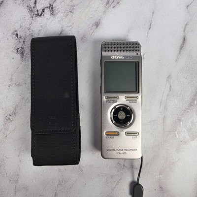 Olympus Digital Voice Recorder: Model DM-420, Silver