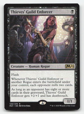 Thieves' Guild Enforcer 125 Rare Core Set 2021 Magic: The Gathering Near Mint