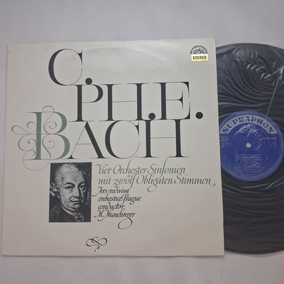 Supraphon LP 1 10 0576: C.P.E Bach - Sinfonias Nos. 1 - 4 / Munclinger