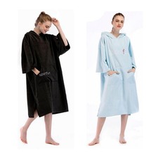 Surf Poncho Robe Handtuch Bademantel Umziehhilfe Badetuch Mobile Umkleide für