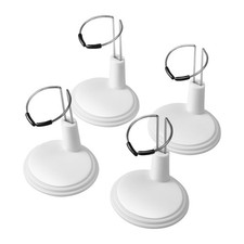 4pcs Adjustable Doll Stands for 4 6.8 Inches White Plastic Doll Holders Acti...