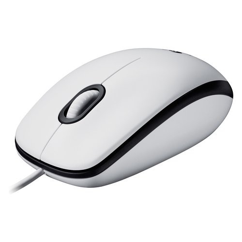 Maus Logitech M100, 910 006764 M Series, Wired, White, PraktikabilitäT E Waage-image