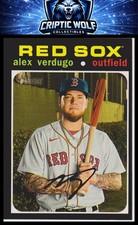 2020 Topps Heritage #725 Alex Verdugo Boston Red Sox