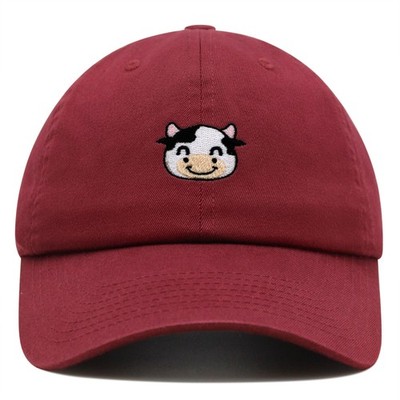 JPAK Cow Premium Dad Hat Premium Cotton Strapback Animal Lover Gift