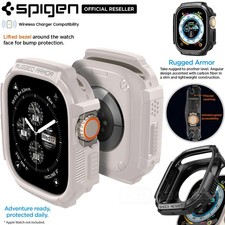 For Apple Watch Ultra 4/3/2/1 49mm Case SPIGEN Rugged Armor Slim Soft TPU Cover