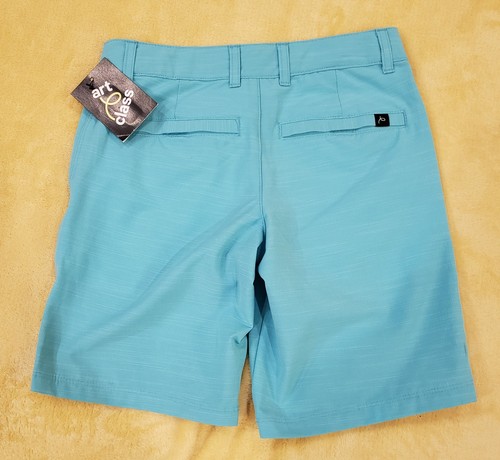 Art Class Boys Hybrid Swim Shorts Trunks Pockets Turquoise Size 8 - Picture 5 of 5
