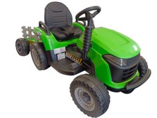 Kinderfahrzeug 12V Kindertraktor X3000 Anhänger Kinder Elektro Auto Leder EVA