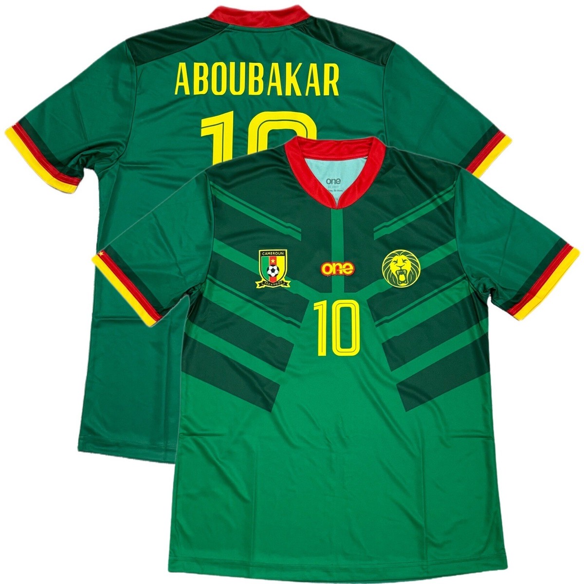2022/23 Cameroon Home Jersey #10 ABOUBAKAR Large One All Sports