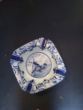 Ashtray Windmill Delft Blue