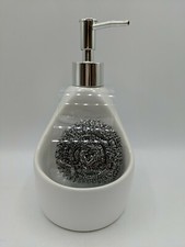 Home Basics Soap Dispenser With Sponge Holder