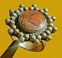 EXTREMELY RARE POST MEDIEVAL ISLAMIC OTTOMAN SILVER INTAGLIO SIGNET ...