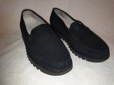 Waldläufer Halbschuhe, für Einlagen, Schwarz, Wildleder, Glitzer, Gr. 38 / 5,5