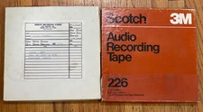 Ampex 456 Grand Master 10.5" & Agfa Gevaert Reel To Reel Tape 1/4" 2 Pieces