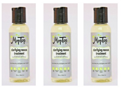 3 Moptop Clarifying Rescue Treatment For Fine Thick Wavy Curly