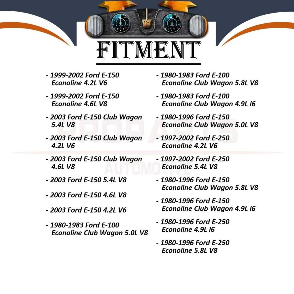 1x Power Steering Pump For 1980-1983 Ford E-100 Econoline Club Wagon 4.9L - Image 3 of 4