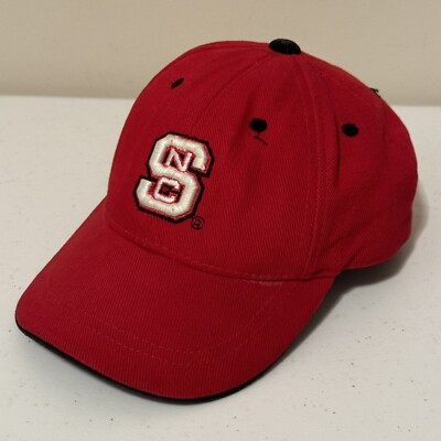 North Carolina State NC State Wolfpack Red  Hat 3D Embroidered Logo Hook & Loop