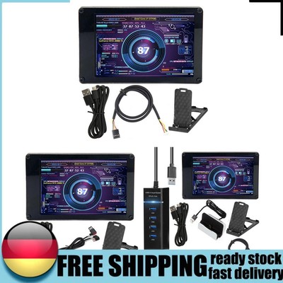 Dual USB PC Secondary Display CPU GPU RAM HDD DIY for WINDOWS LINUX Raspberry Pi