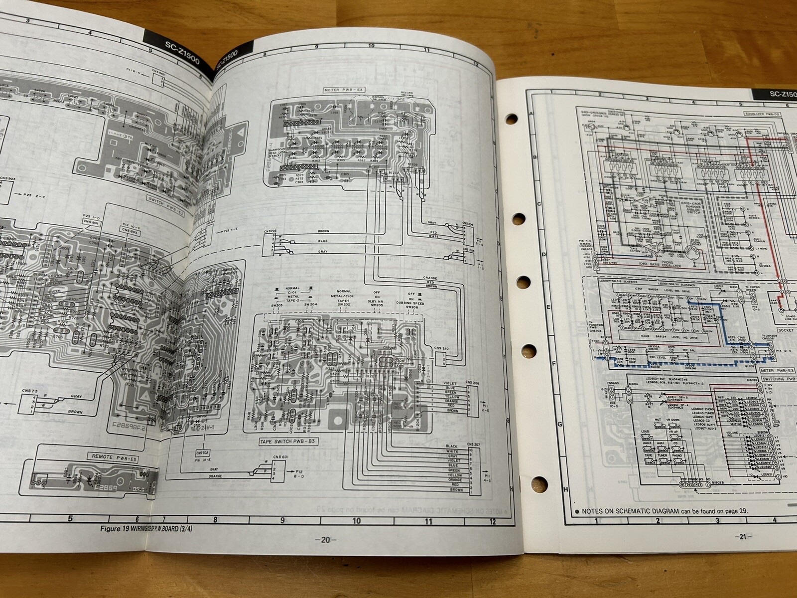 Sharp SC-Z1500 Stereo System Cassette Service Manual Vintage OEM Diagrams Repair