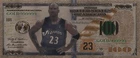 MICHAEL JORDAN Chicago Bulls RARE 24Kt Karat GOLD $$ CARD Basketball 100 WIZARDS