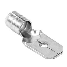 25 Uninsulated Quick Disconnect Terminal Connector Male 12-10 AWG Gauge 0.250"