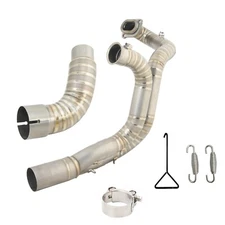 For Indian FTR 1200 2018-2024 Slip On Exhaust System Header Link Pipe Titanium