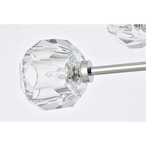 Elegant Lighting Graham 12-Light Modern Crystal Pendant in Chrome - Picture 7 of 8