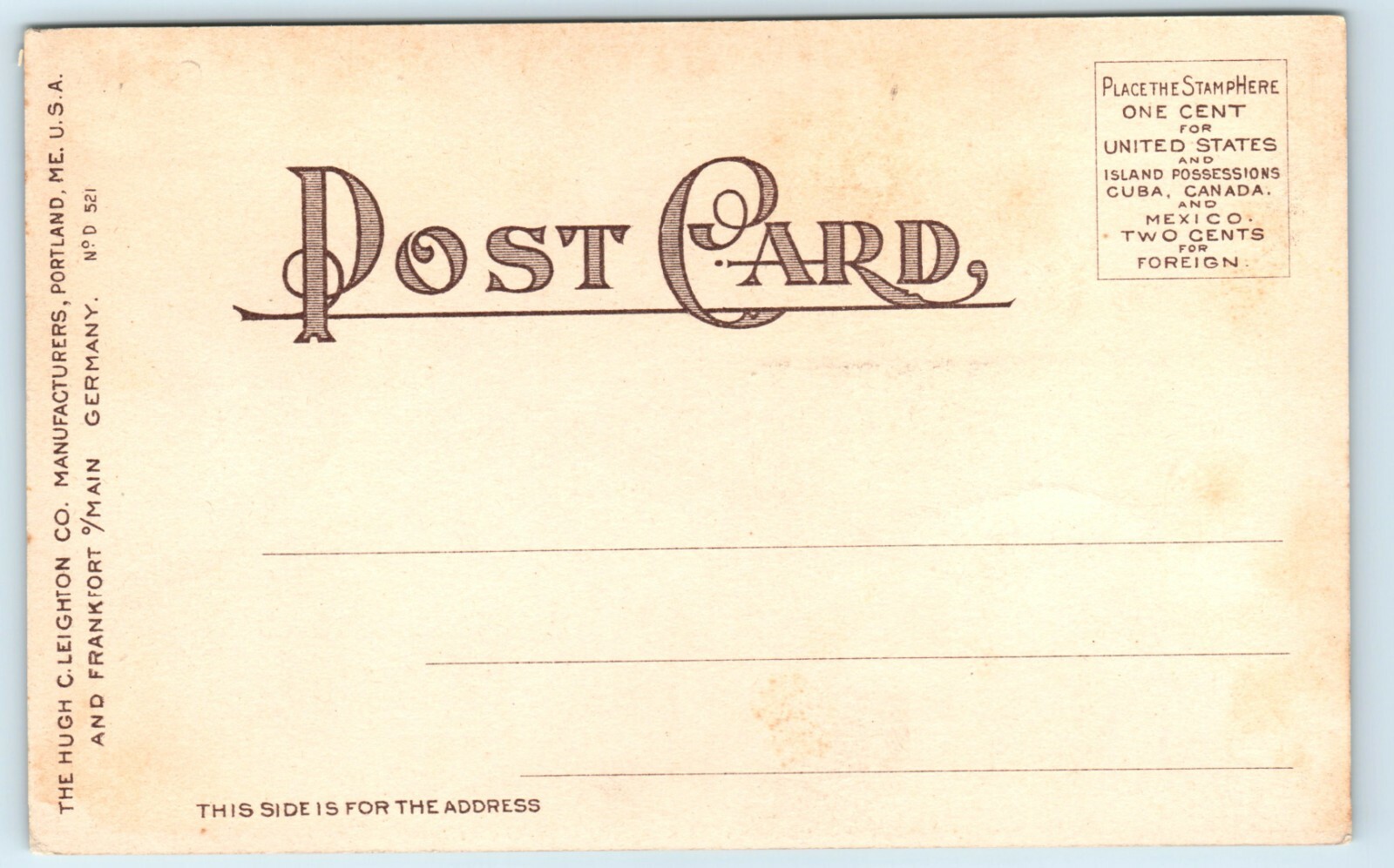 Postcard Lovell's Bridge, Waldoboro Maine A133