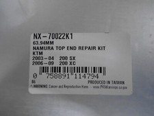 KTM 200 SX,XC Namura    Nx7022K1 Top End Repair Kit
