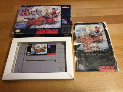 Hook Super Nintendo SNES OVP CIB Boxed NTSC